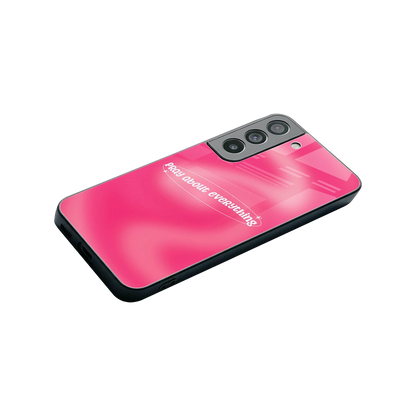 Faith First stylish phone case for samsung galaxy s22 | glossy glass and slim fit