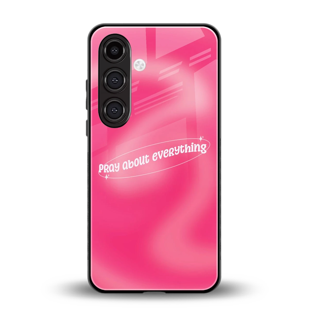 Faith First back phone cover | glass case for samsung galaxy s24