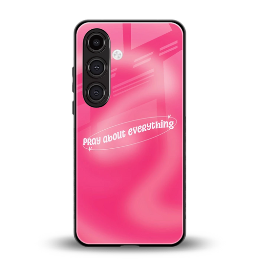 Faith First back phone cover | glass case for samsung galaxy s24