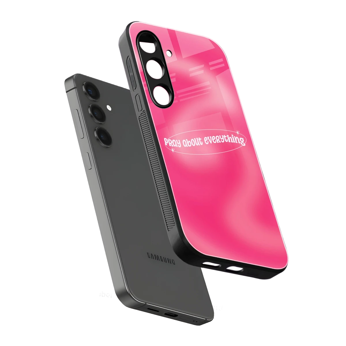 Faith First sleek samsung galaxy s25 cover with tempered glass back and TPU edges