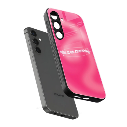 Faith First sleek samsung galaxy s23 fe cover with tempered glass back and TPU edges