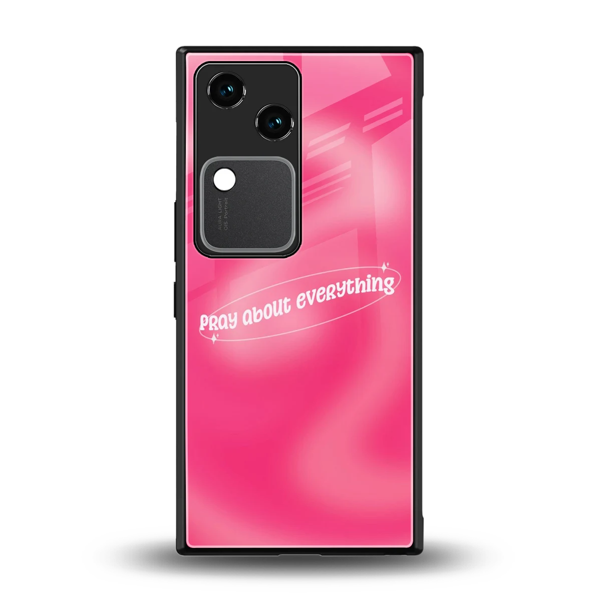 Faith First back phone cover | glass case for vivo v30