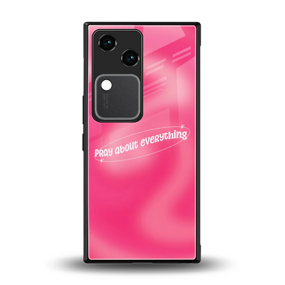 Faith First back phone cover | glass case for vivo v30