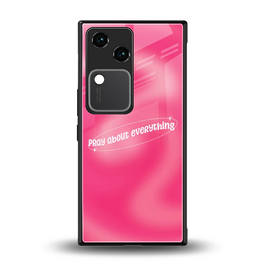 Faith First back phone cover | glass case for vivo v30