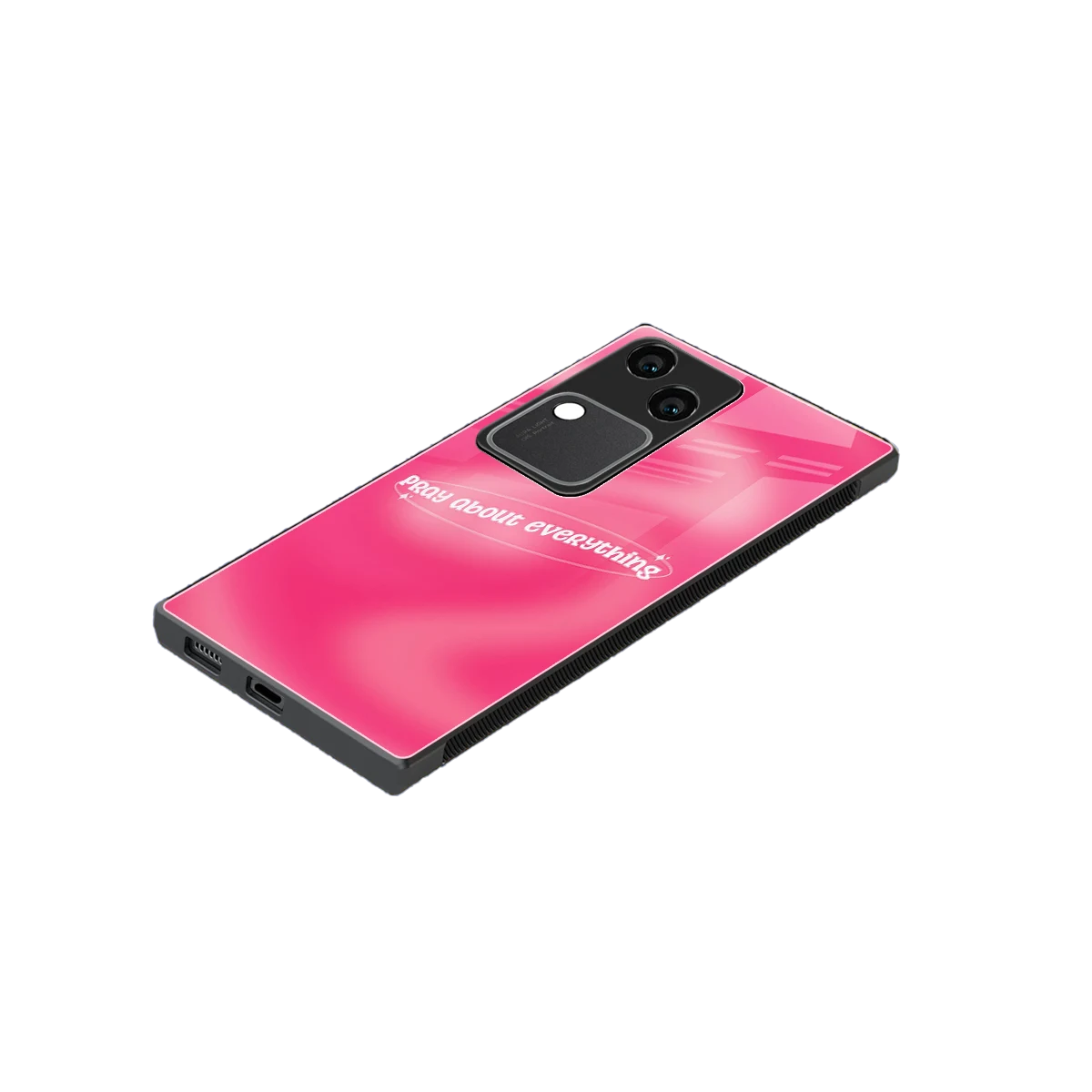 Faith First stylish phone case for vivo v30 | glossy glass and slim fit