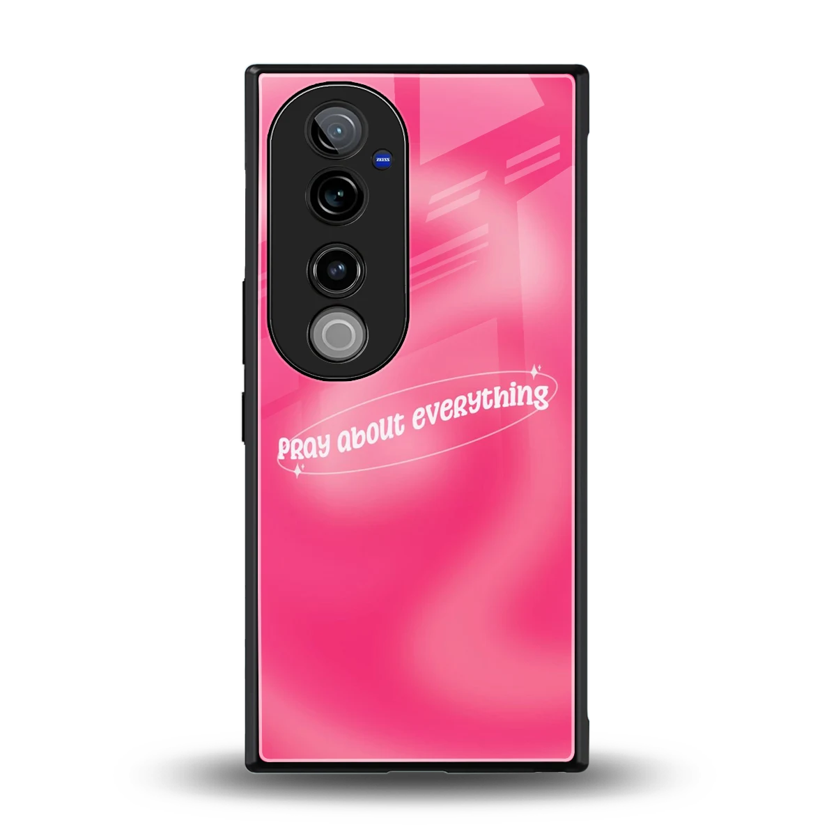 Faith First back phone cover | glass case for vivo v40 pro