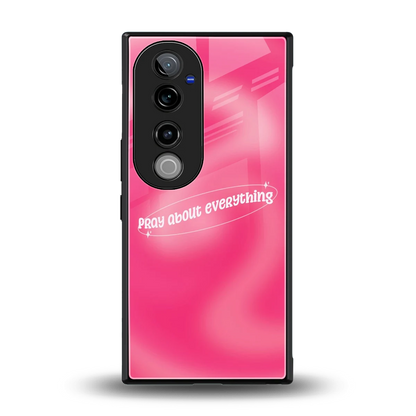 Faith First back phone cover | glass case for vivo v40 pro