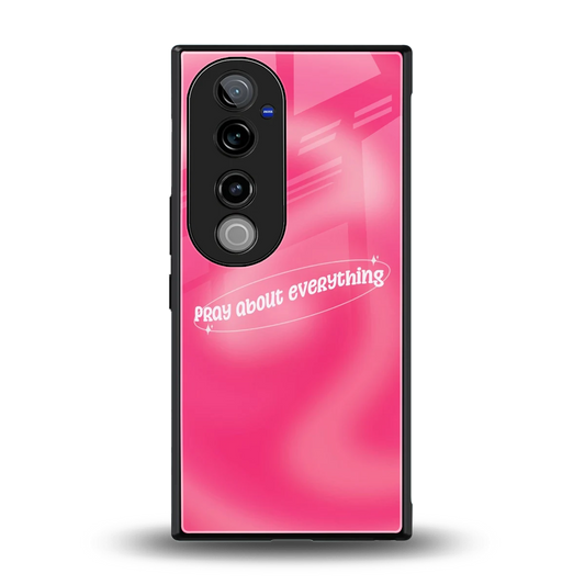 Faith First back phone cover | glass case for vivo v40 pro