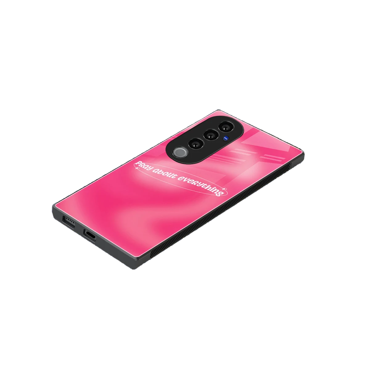 Faith First stylish phone case for vivo v40 pro | glossy glass and slim fit