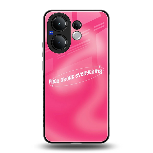 Faith First back phone cover | glass case for vivo v60