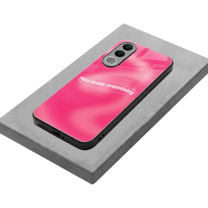 Faith First stylish phone case for vivo v70 fe | glossy glass and slim fit