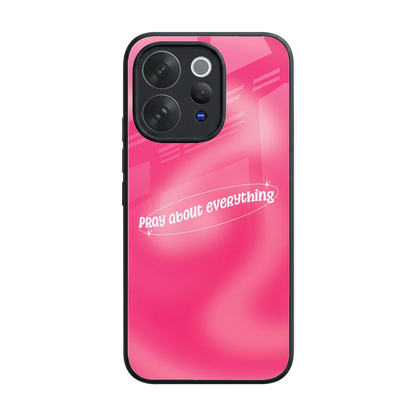 Faith First back phone cover | glass case for vivo v70 elite