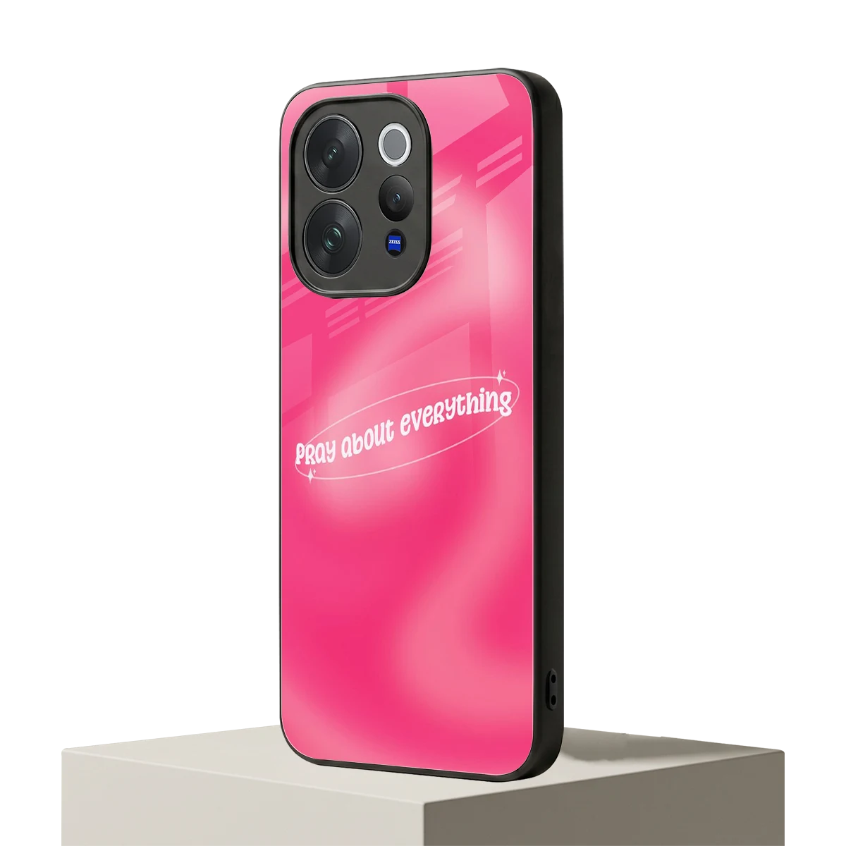 Faith First vivo v70 mobile cover | shockproof glass phone case