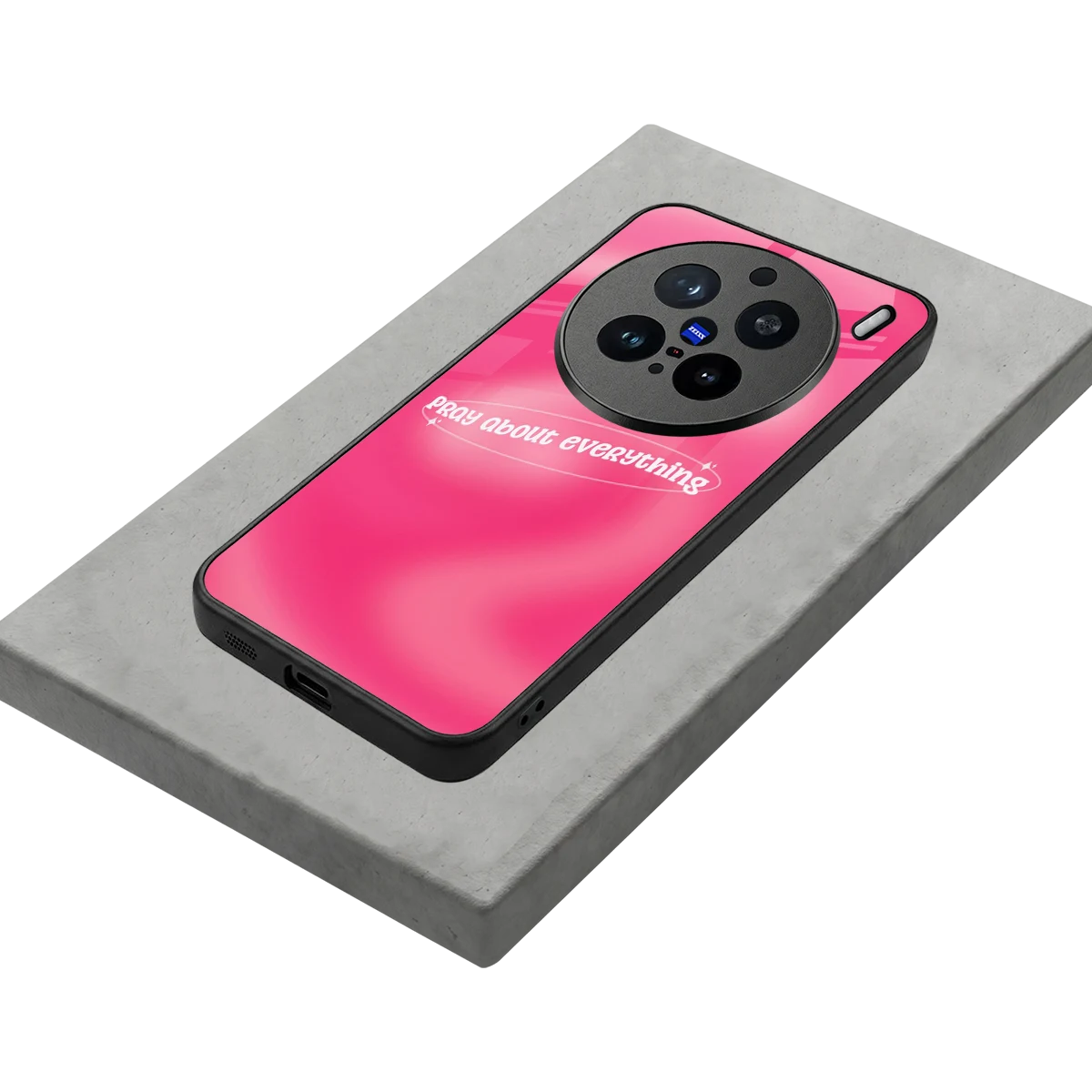 Faith First stylish phone case for vivo x200 pro | glossy glass and slim fit