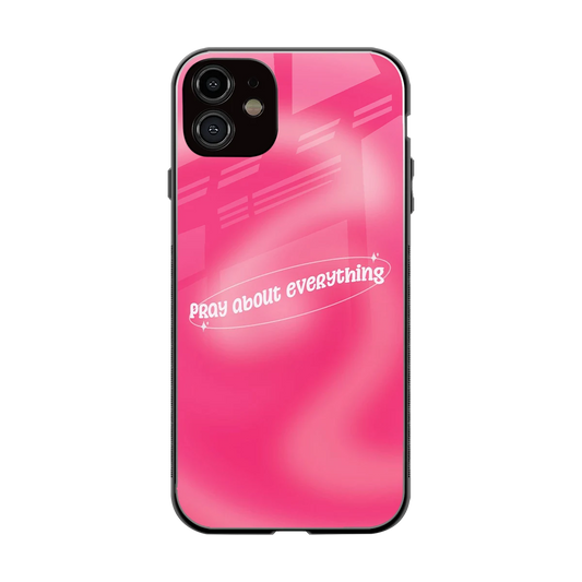 Faith First back phone cover | glass case for iphone 12