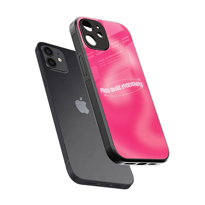 Faith First sleek iphone 11 cover with tempered glass back and TPU edges