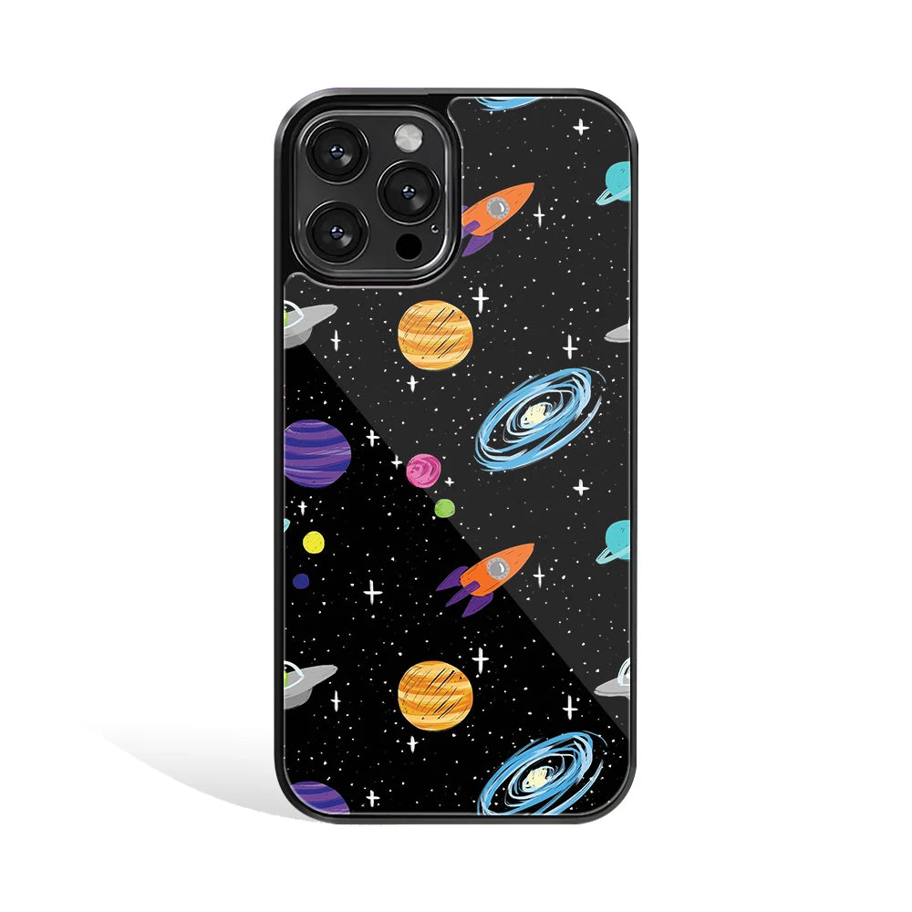 Premium Glass Back Mobile Phone Cover for iPhone, Samsung, OnePlus, Google Pixel, Redmi, Oppo, Vivo & Realme