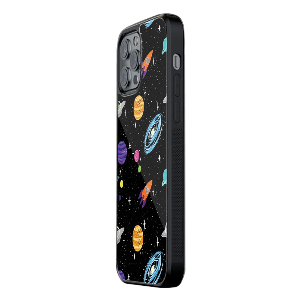 Trendy Glass Back Mobile Case for iPhone, Samsung, Redmi, OnePlus, Google Pixel, Motorola