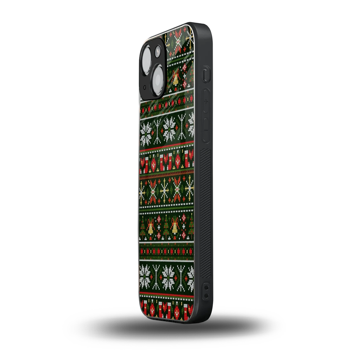 Festive Knit iphone 12 mini mobile cover | shockproof glass phone case