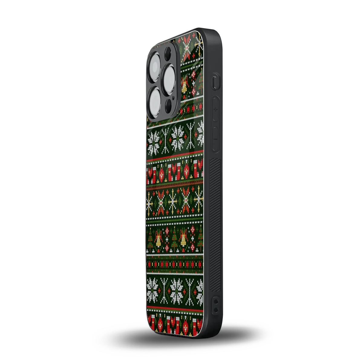 Festive Knit iphone 13 pro mobile cover | shockproof glass phone case