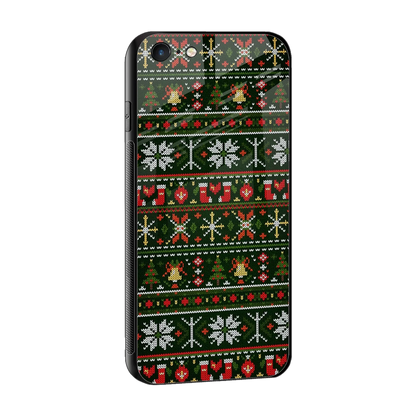 Festive Knit sleek iphone 6s cover with tempered glass back and TPU edges