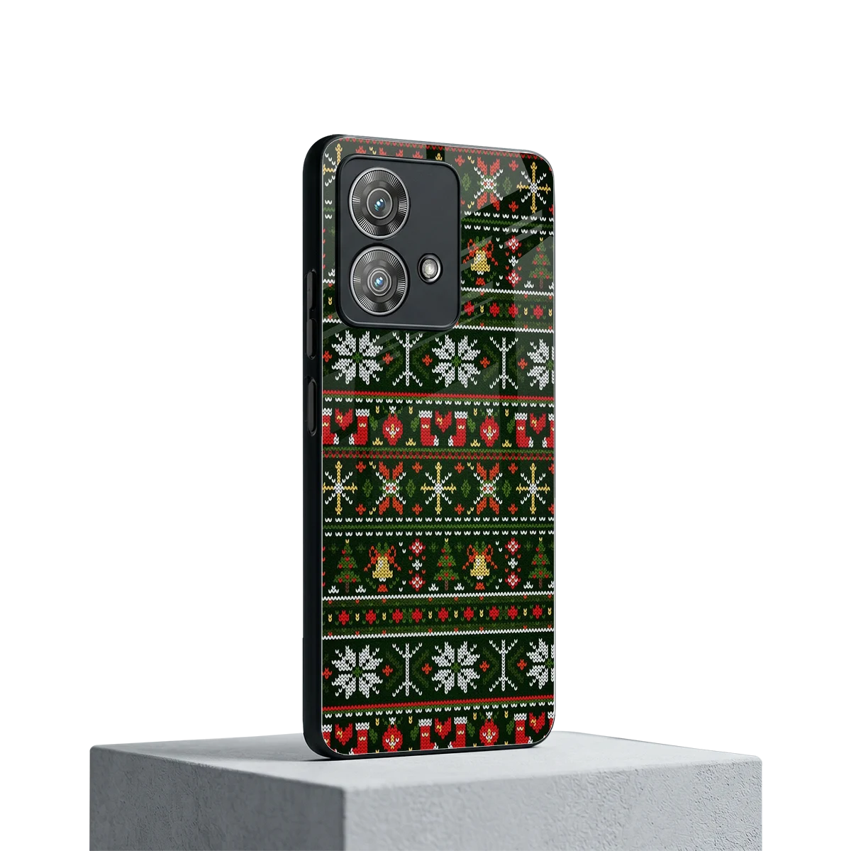 Festive Knit motorola edge 40 neo 5g mobile cover | shockproof glass phone case