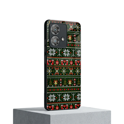 Festive Knit motorola edge 40 neo 5g mobile cover | shockproof glass phone case