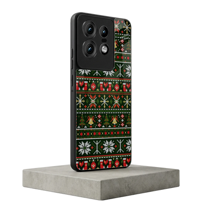 Festive Knit motorola edge 50 pro mobile cover | shockproof glass phone case