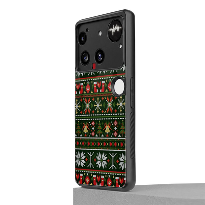 Festive Knit nothing phone 3 mobile cover | shockproof glass phone case