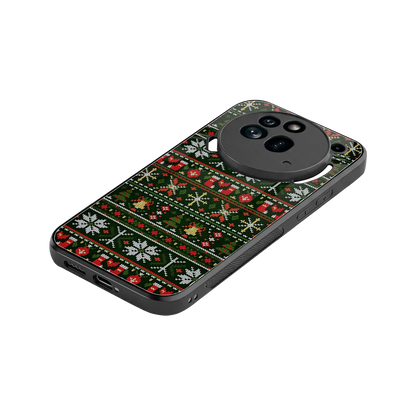Festive Knit stylish phone case for nothing phone 3a pro | glossy glass and slim fit