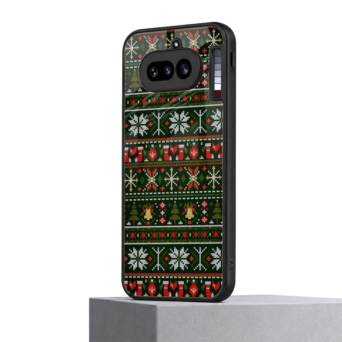 Festive Knit nothing phone 4a mobile cover | shockproof glass phone case