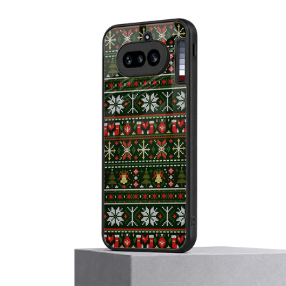 Festive Knit nothing phone 4a mobile cover | shockproof glass phone case