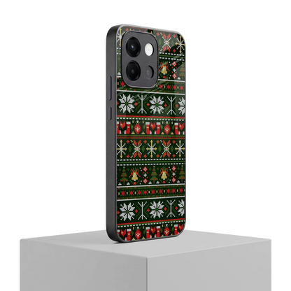 Festive Knit oneplus 13s mobile cover | shockproof glass phone case
