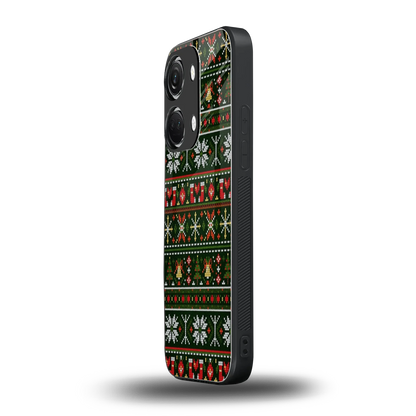 Festive Knit oneplus nord 3 mobile cover | shockproof glass phone case