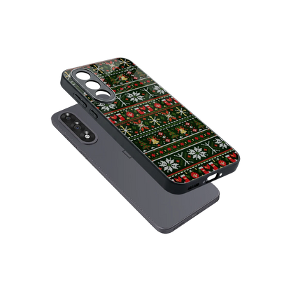 Festive Knit sleek oneplus nord 5 cover with tempered glass back and TPU edges