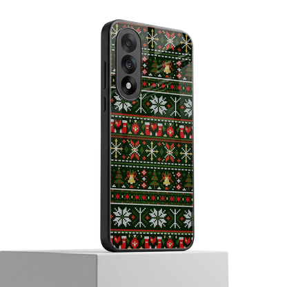 Festive Knit oneplus nord 5 mobile cover | shockproof glass phone case