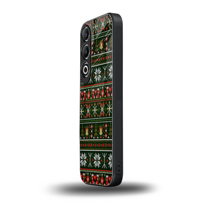 Festive Knit oneplus nord ce 4 mobile cover | shockproof glass phone case