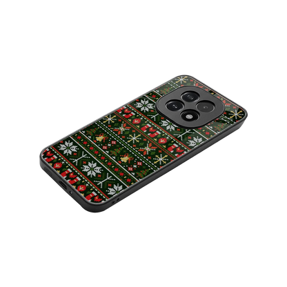 Festive Knit stylish phone case for oppo f29 5g | glossy glass and slim fit