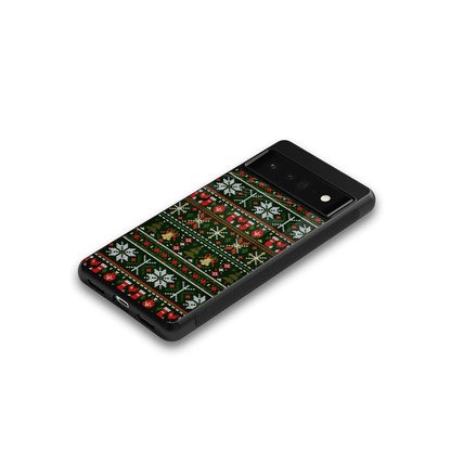 Festive Knit google pixel 6 pro mobile cover | shockproof glass phone case