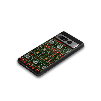 Festive Knit google pixel 7 pro mobile cover | shockproof glass phone case