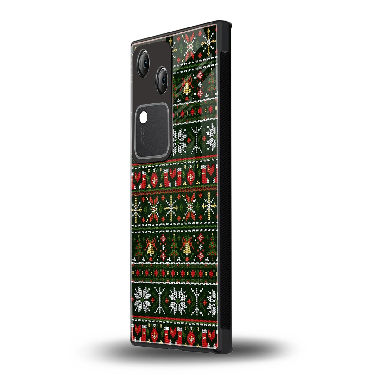 Festive Knit vivo v30 mobile cover | shockproof glass phone case