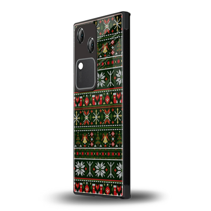 Festive Knit vivo v30 mobile cover | shockproof glass phone case