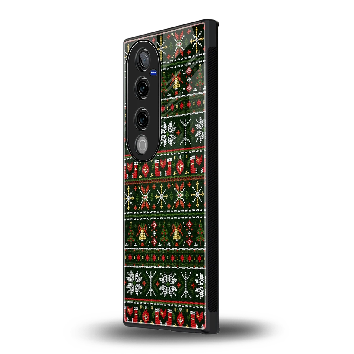 Festive Knit vivo v40 pro mobile cover | shockproof glass phone case