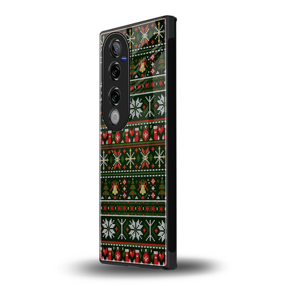 Festive Knit vivo v40 pro mobile cover | shockproof glass phone case