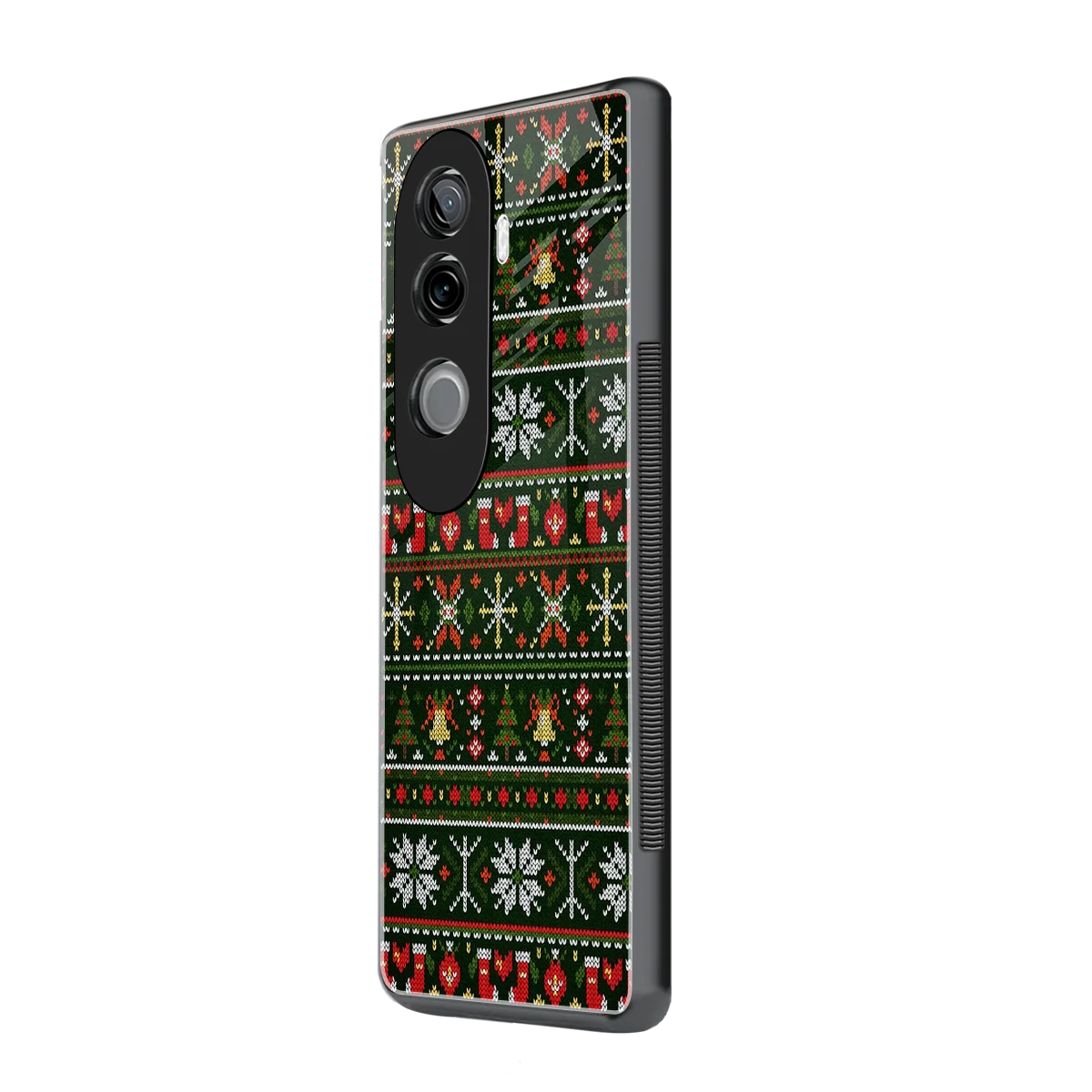 Festive Knit vivo v40e mobile cover | shockproof glass phone case