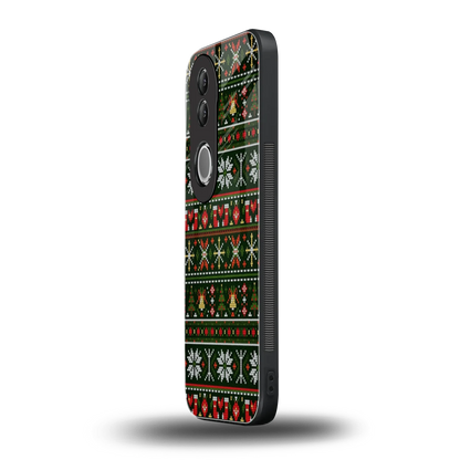 Festive Knit vivo v50 mobile cover | shockproof glass phone case