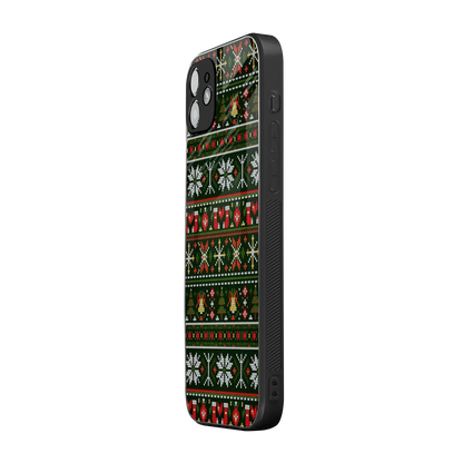 Festive Knit iphone 12 mobile cover | shockproof glass phone case