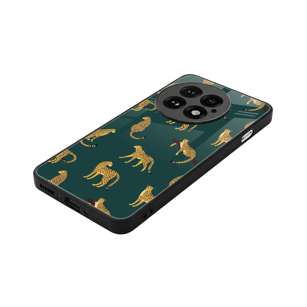 Fierce Spots stylish phone case for oneplus 13 | glossy glass and slim fit