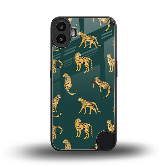 Fierce Spots back phone cover | glass case for cmf nothing phone 1