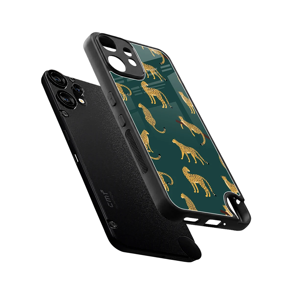 Fierce Spots sleek cmf nothing phone 2 pro cover with tempered glass back and TPU edges
